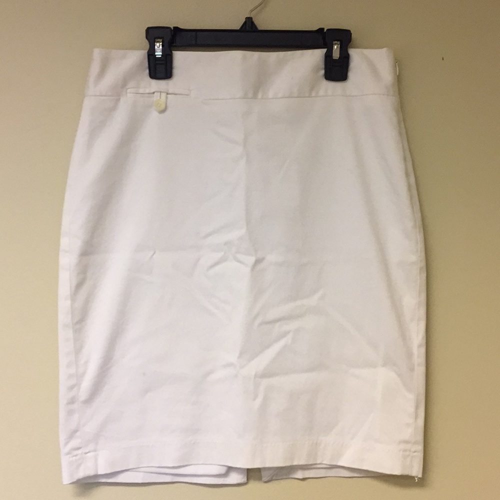 White Pencil Skirt